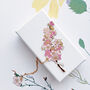 Cherry Blossom Enamelled Bookmark Engraved With Initial, thumbnail 1 of 7