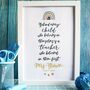 Behind Every Child Print Personalised Teacher Gift, thumbnail 3 of 5
