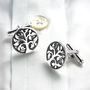 Silver Tree Of Life Cufflinks, thumbnail 2 of 5