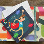 Super Hero 5th Birthday Card, thumbnail 1 of 5