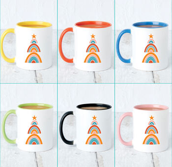 Nordic Tree Christmas Mug, 2 of 5