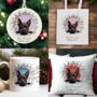 Personalised Christmas Scottish Terrier Break Through, thumbnail 1 of 10