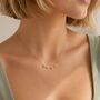 Family Birthstone Sliding Hearts Necklace, thumbnail 1 of 8