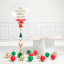Personalised Santa's Nice List Christmas Bubble Balloon, thumbnail 2 of 3
