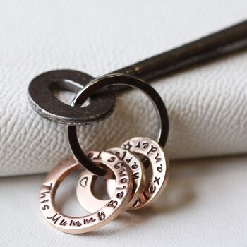 This Nanny Belongs To Personalised Copper Keyring, 4 of 9