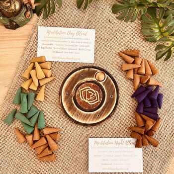 Meditation Mindful Incense Cones Night And Day Mix Blends, 8 of 8