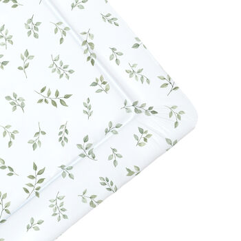 Delicate Leaves Deluxe Unisex Baby Changing Mat, 2 of 3