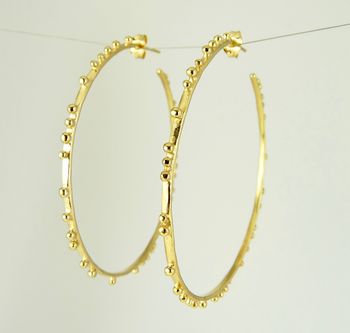 Large Granulation Gypsy Hoops, 2 of 6