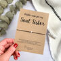 A Little Wish For My Soul Sister Wish Bracelet, thumbnail 1 of 5