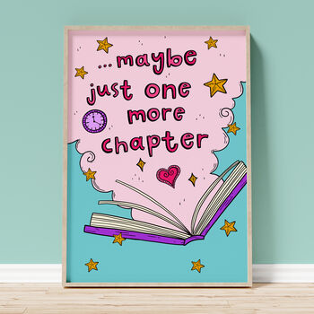 'Maybe Just One More Chapter' Art Print A1, A2, A3, A4, A5, A6, 2 of 2