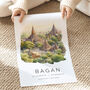 Myanmar Travel Print Of Bagan Temples, thumbnail 2 of 7