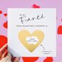 Personalised Valentine's Day Surprise Scratch Card Fiance, thumbnail 1 of 2