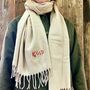 Personalised Skiing Initial Scarf, thumbnail 1 of 2