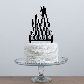 1920's Great Gatsby Party Cake Topper, 2 of 3