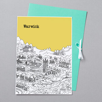 Personalised Warwick Print, 5 of 10