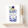 Save Water, Drink Gin Kitchen Print, thumbnail 1 of 3