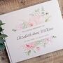 Personalised Floral Design Book Of Condolence, thumbnail 1 of 4