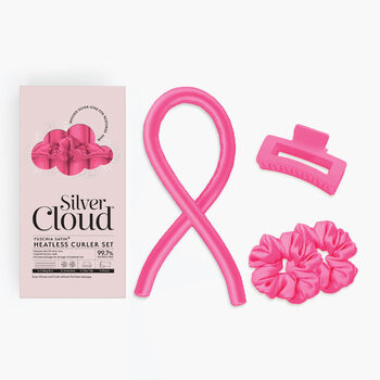 Silver Cloud Fuchsia Heatless Curler Set, 2 of 6