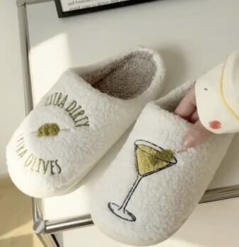 Its Spritz O Clock Embroidered Slippers, 7 of 9