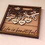 Personalized Wedding Gift Wooden Sign, thumbnail 3 of 4