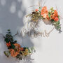 Personalised Autumn Faux And Dried Flower Name Sign, thumbnail 5 of 5