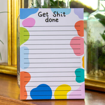 'Get shit done' Motivational Notepad, 9 of 9