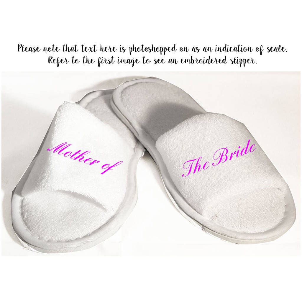 Personalised Wedding Slippers By Duncan Stewart