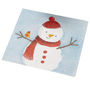 Christmas Snowman Paper Napkins, thumbnail 2 of 2