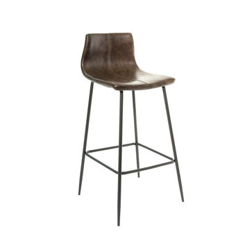Grayson Chesnut Brown Set Of Two Kitchen Bar Stools, 3 of 8