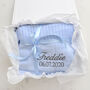 Personalised Blue Cellular Baby Blanket, thumbnail 7 of 9