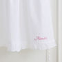 Flower Girl's Personalised Cotton Dress, thumbnail 6 of 6