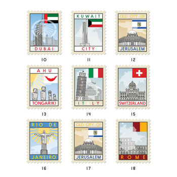 Personalised Travel Stamp Print, 3 of 12