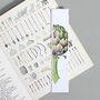 Botanical Bookmarks With Vegetable Illustrations, thumbnail 5 of 6