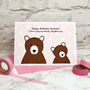 'Mummy Bear' Personalised Birthday Card From Children, thumbnail 3 of 6
