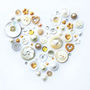 Personalised Golden Anniversary Button Heart, thumbnail 4 of 8