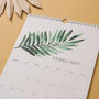 2023 Tropical Greenery Wall Calendar | A4 Calendar, thumbnail 2 of 9