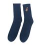 Embroidered Dogs Men's Cotton Crew Socks Three Pack, thumbnail 3 of 5