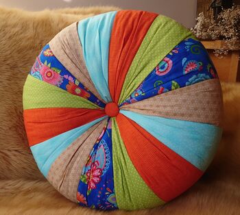 Floral Round Cushion, 4 of 8