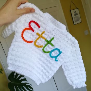 New Baby Gift With Personalised Name, 2 of 7