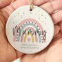 Personalised Rainbow Mummy Keepsake Ceramic Decoration, thumbnail 1 of 4
