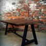 Reclaimed Industrial A Frame Table 592, thumbnail 2 of 5