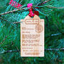 Baby's First Christmas Wooden Decoration For Any Year, thumbnail 4 of 4