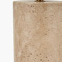 Costal Muted Tones Limestone Cylinder Table Lamp, thumbnail 4 of 9