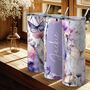 Butterfly And Wildflower Whimsical Travel Cup, thumbnail 1 of 5