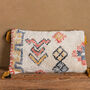 Warli Recycled Hand Tufted Cotton Cushion Cover 01, thumbnail 1 of 7