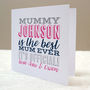 Best Mum Ever Card, thumbnail 1 of 2