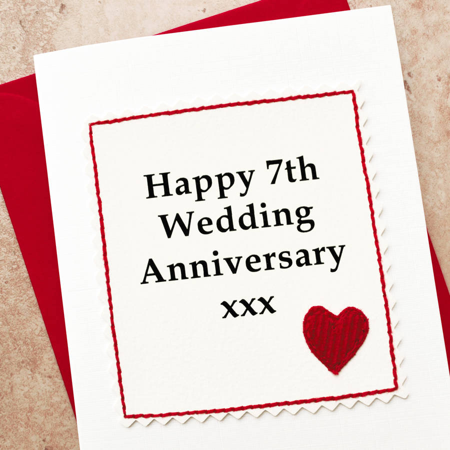 wedding anniversary 7th