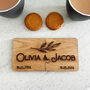 Personalised Oak Veneer Jigsaw Coasters Set Of Two, thumbnail 1 of 7