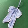 Personalisable Hand Stitched Bow Decoration, thumbnail 4 of 6