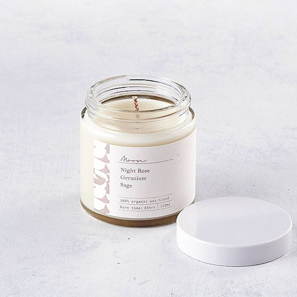 evermore moon natural candle 120ml by evermore | notonthehighstreet.com